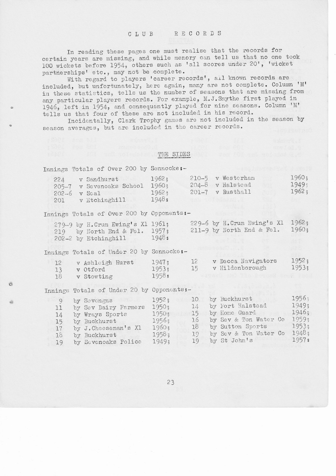 Facsimile page from the original 1963 booklet