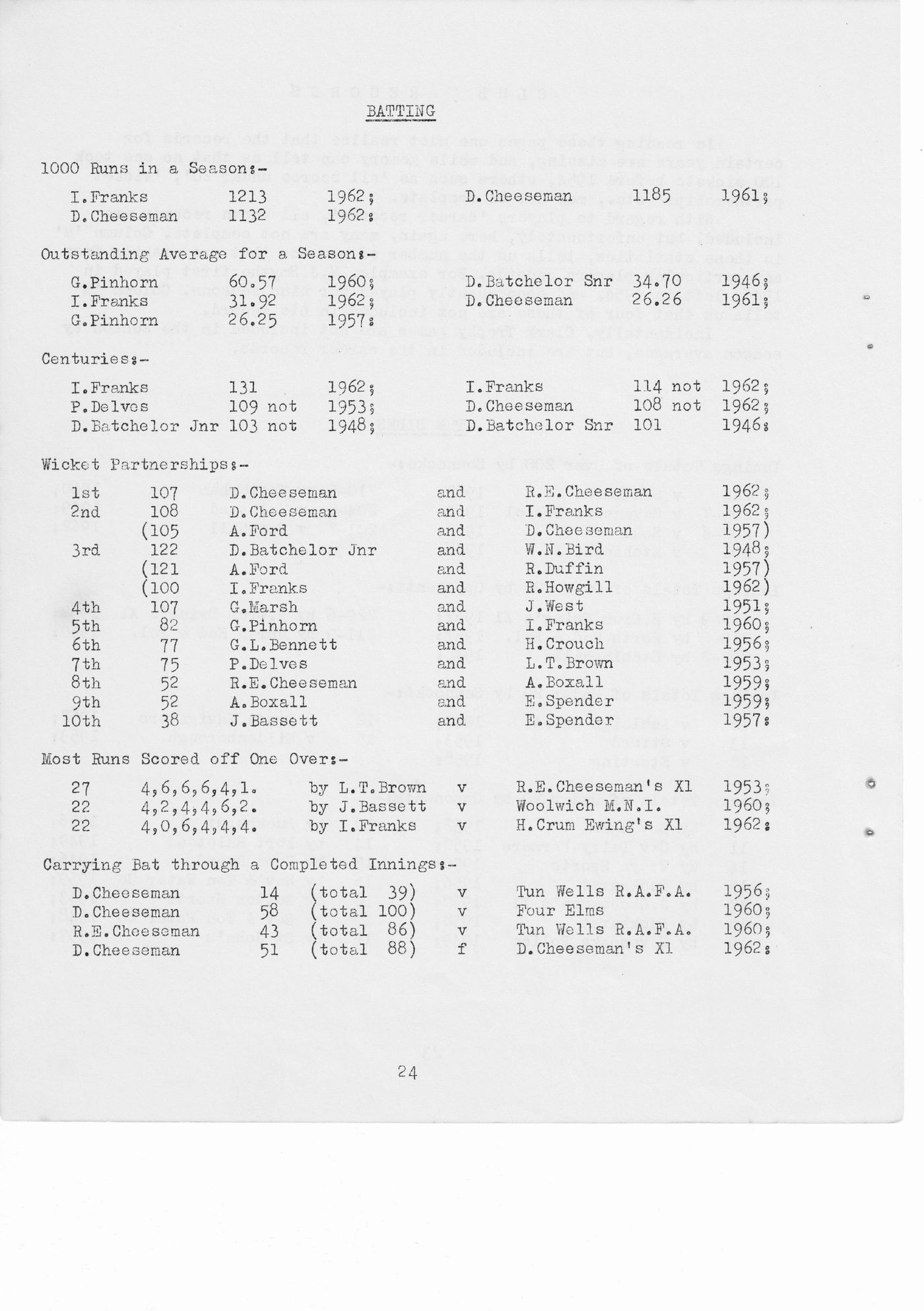 Facsimile page from the original 1963 booklet