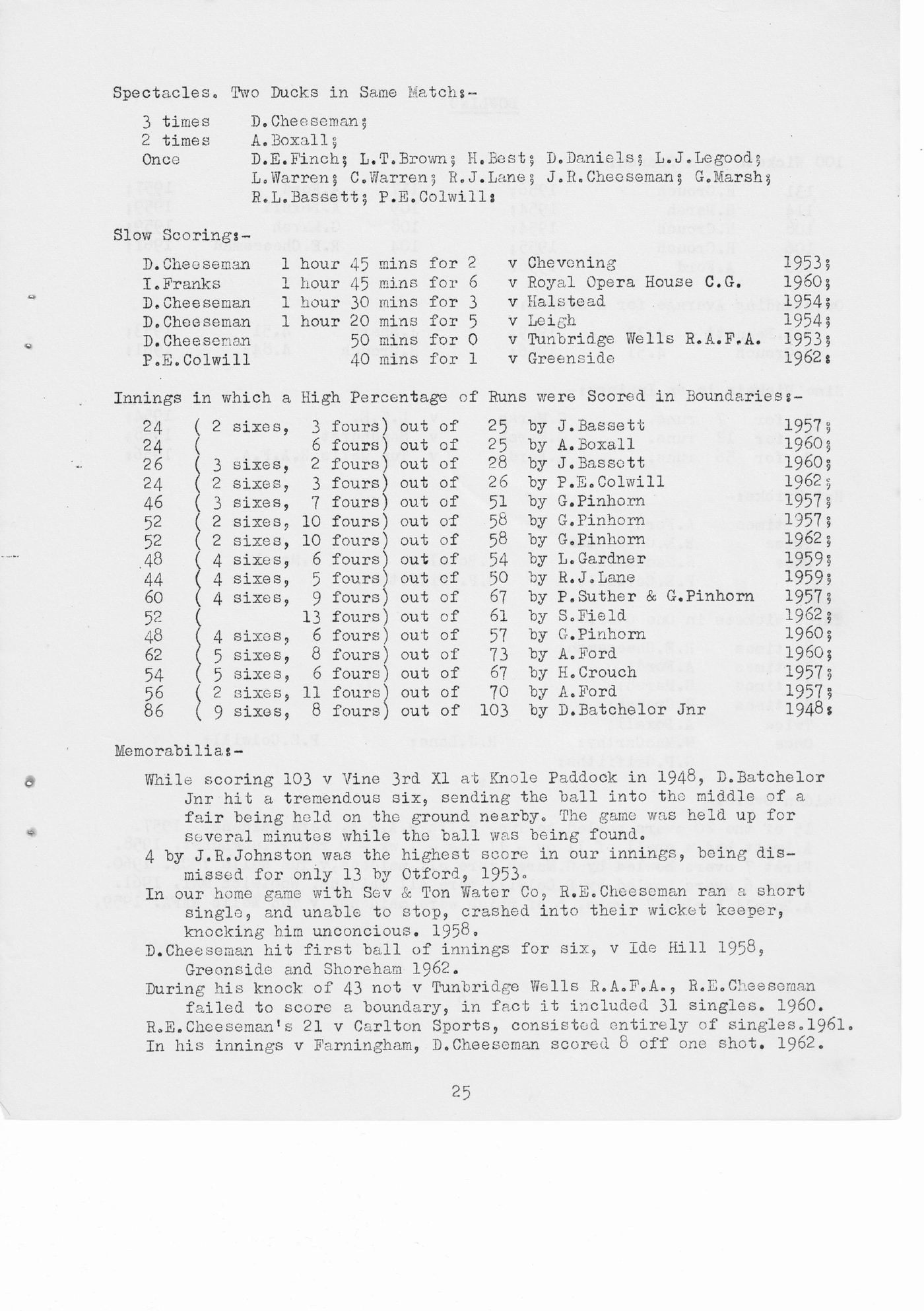 Facsimile page from the original 1963 booklet