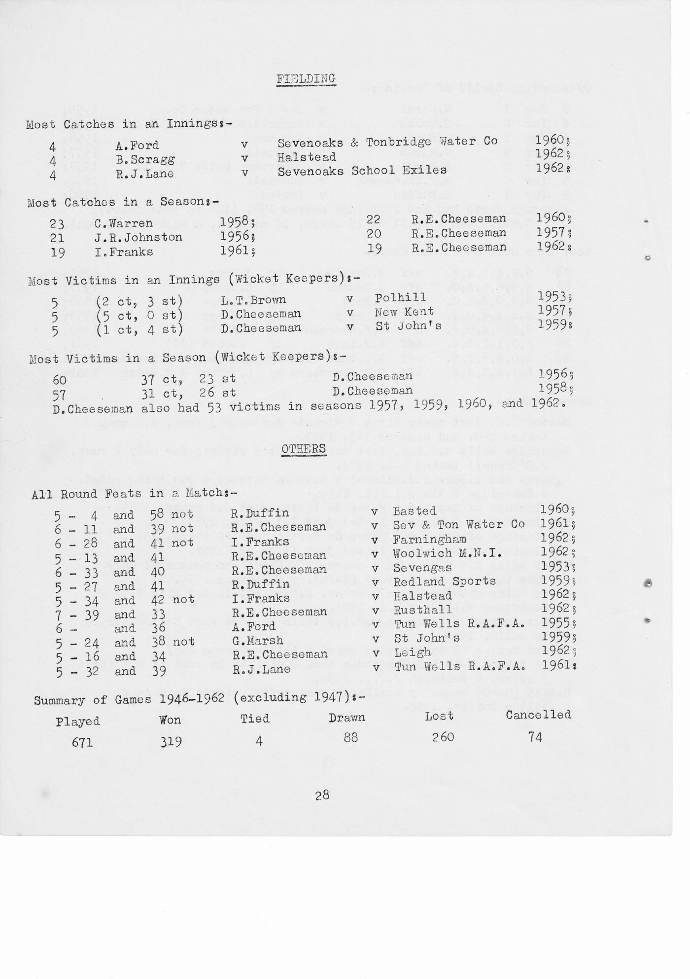 Facsimile page from the original 1963 booklet